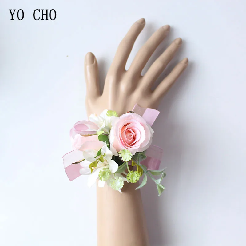 Wrist flower bracelets for bridesmaids (54)