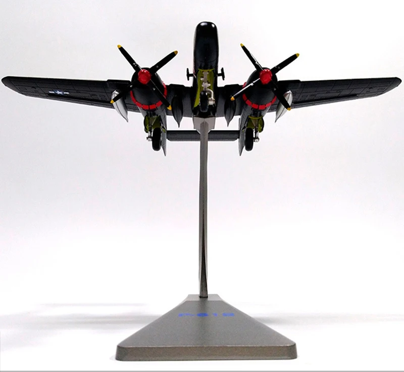 1/72 масштаб сплава бомбер P-61 Черная Вдова нам самолет воздушного флота P61 модель игрушка "самолет" Для детей подарок для коллекции