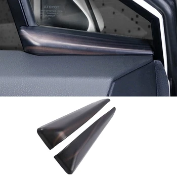 

For Toyota C-HR CHR C HR 2016 2017 2018 2019 Car Front Door Window Inner Triangle A Colum Cover Trim Interior Moulding ABS Wood