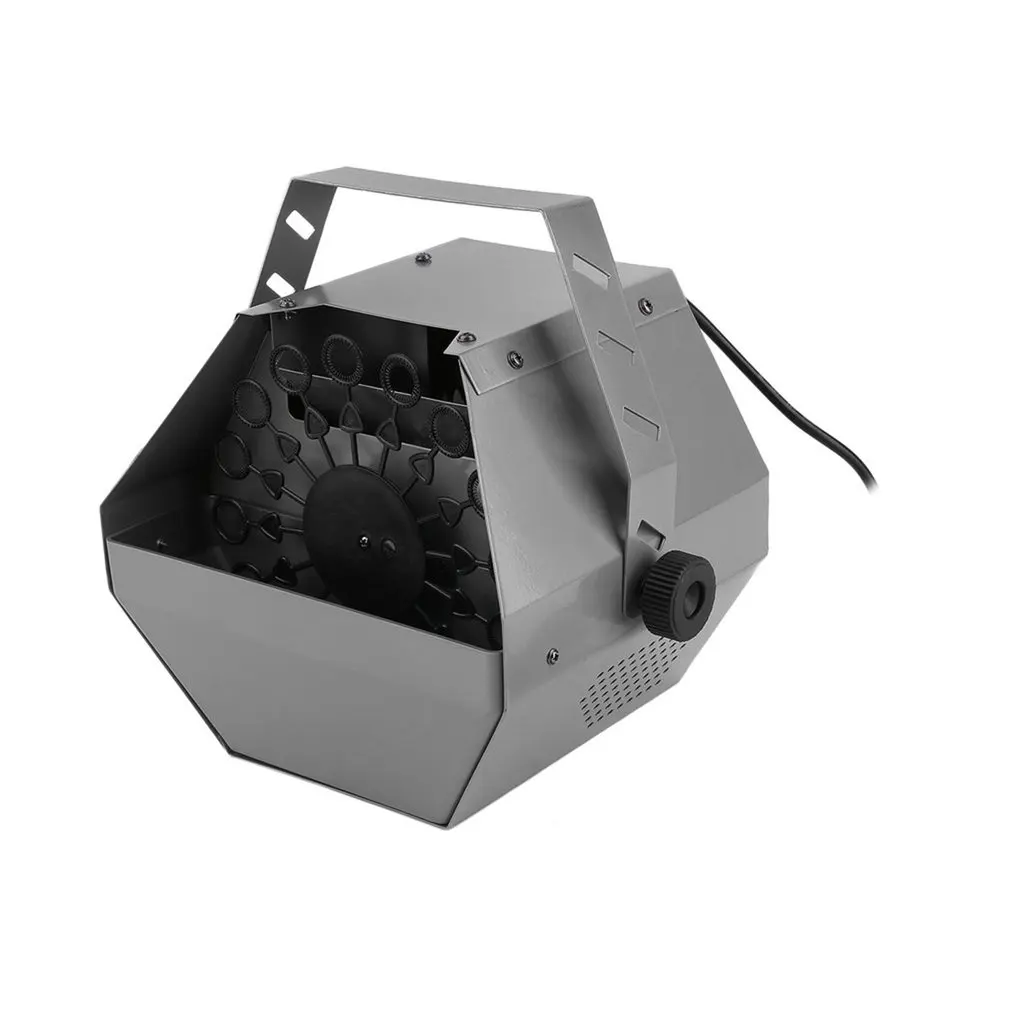 

Automatic Mini Magic Bubble Making Machine Blower Maker Kids DJ Disco Dancing Wedding Party Outdoor Indoor Stage Metal Case