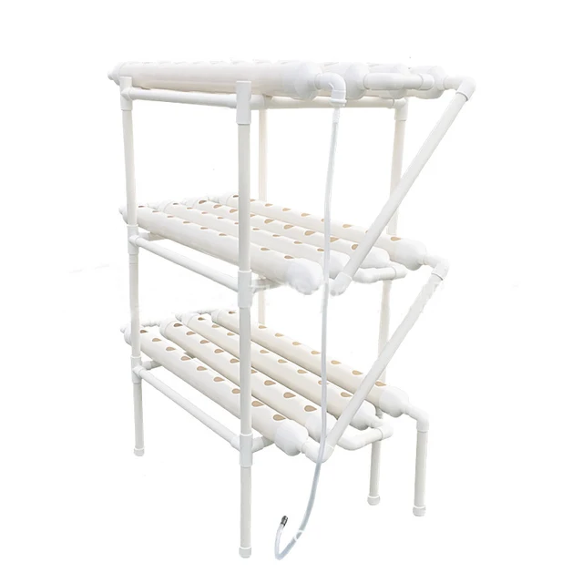 Háztartási Erkély Zöldség- És Gyümölcs Ültetési Állvány 3 Rétegű 12 Cső Segítetlen Tenyésztési Zöldségültetvény