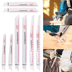 8 pçs jig viu lâmina reciprocating lâminas de serra sabre serra de serra multi lâmina de serra para corte de madeira metal pvc ferramentas elétricas acessórios