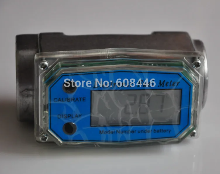 1' 10 200 L/Min Turbine Digital Diesel Fuel Flow Meter NPTflow meter