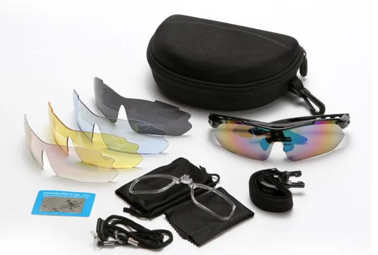 0089 Glasses for Riding Polarized Light Men And Women-Windproof Bicycle Outdoor Sports Sun Glasses 5-Color Lens Sunglasses
