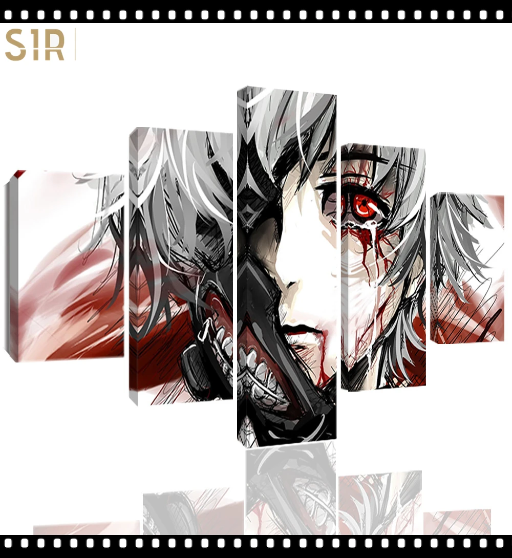 

Токийский Гуль украшения для пятичастотного аниме HD постер украшение для гостиной Декор для комнаты Япония Высокая популярность аниме