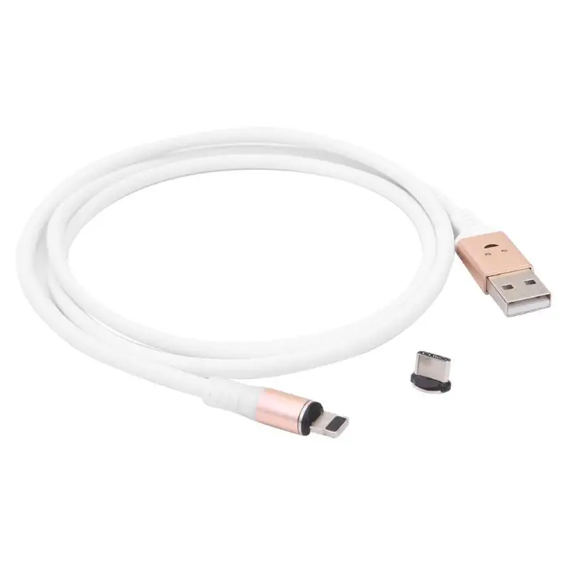 Портативный 2 в 1 Магнитный 8 Pin Micro Typec micro USB светильник кабель для зарядки мобильных телефонов Магнитная всасывающая головка легко подключить