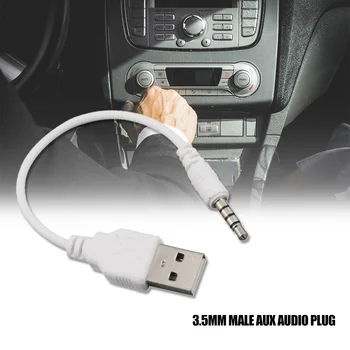 

3.5mm Male AUX Audio Plug Jack to USB 2.0 Converter Cable Cord for Apple Ipod MP3 Audio Cable Line HJ55