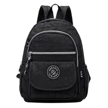 Унисекс Рюкзак Нейлоновый на молнии модный рюкзак для женщин и мужчин Мода большой емкости рюкзак из нейлона водонепроницаемый ранец школьная сумка для путешествий