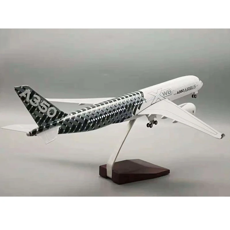 1:144 масштаб 47 см модель самолета из смолы Airbus A350XWB оригинальная змеиная кожа со