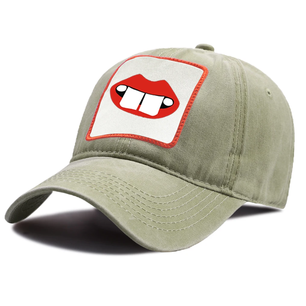 

Hip Hop Big mouth Printed Baseball Hats Dad Hat Men snapback Black Hat for Women Men adjustable Caps Gift Brands Baseball Cap