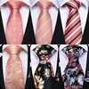 DiBanGu 2022 Новое поступление, шелковые галстуки для мужчин 8,5 см оранжевого цвета, галстуки для делового свадебного костюма, галстук-бабочка ► Фото 3/6