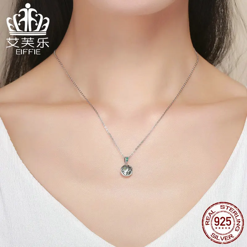 

Her Pet Music Hot Selling Lucky Tree WOMEN'S Necklace S925 Fine Silver Y Scn197