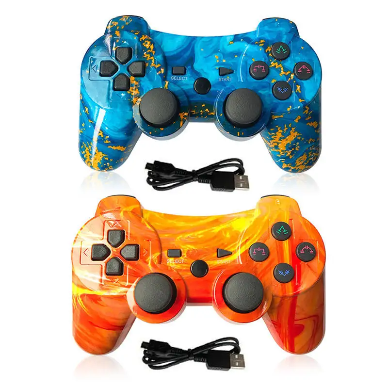 K ISHAKO беспроводной Bluetooth геймпад для PS3 контроллер Playstation 3 dualshock игровой джойстик игровая станция 3 консоль - Цвет: 2pcs