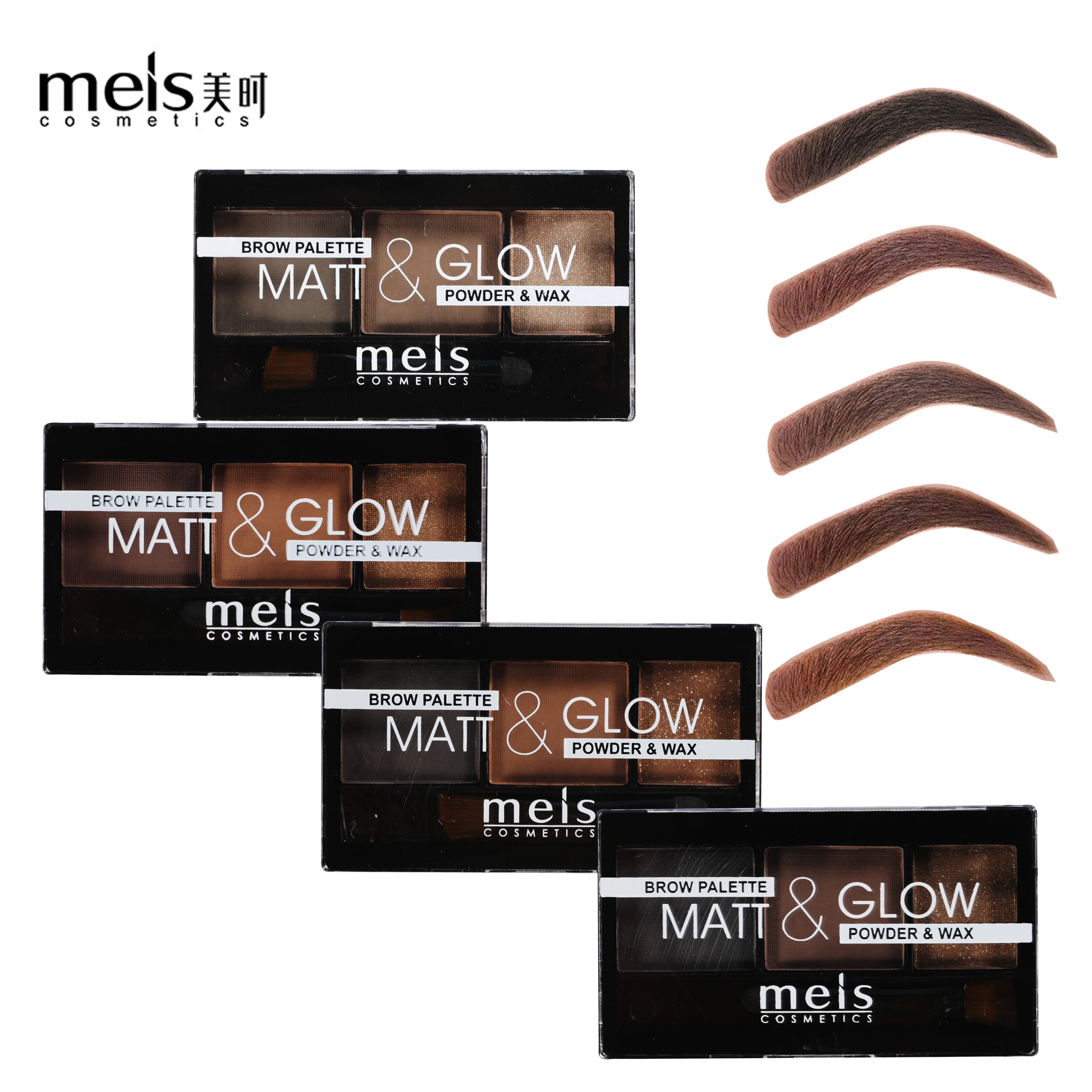 

MEIS Eyes Comestic Brow Enhancer Waterproof Eyebrow Gel Makeup Long Lasting Liquid Shimmer Eyebrow Eye Brow Makeup SetWith Brush