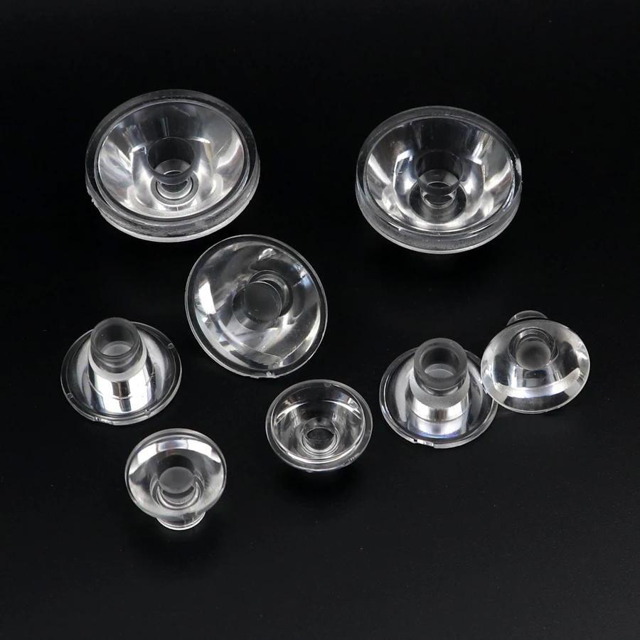 Concave PMMA Lens for LED Lighting and Flashlight Applications
