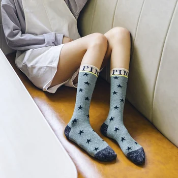 

Women Star Print Breathable Moisture Wicking Deodorant Elastic Athletic Work Socks Hot Selling 2020