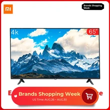 Original Xiaomi Tv 65 pulgadas E65A Real 4K sin fronteras a pantalla completa, TV 2GB + 8GB de memoria sonido Dolby Control de voz AI antiestÃ¡tico