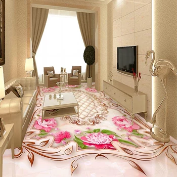 

[Self-Adhesive] 3D Flower 9639 Floor Wallpaper Mural Wall Print Decal Wall Murals