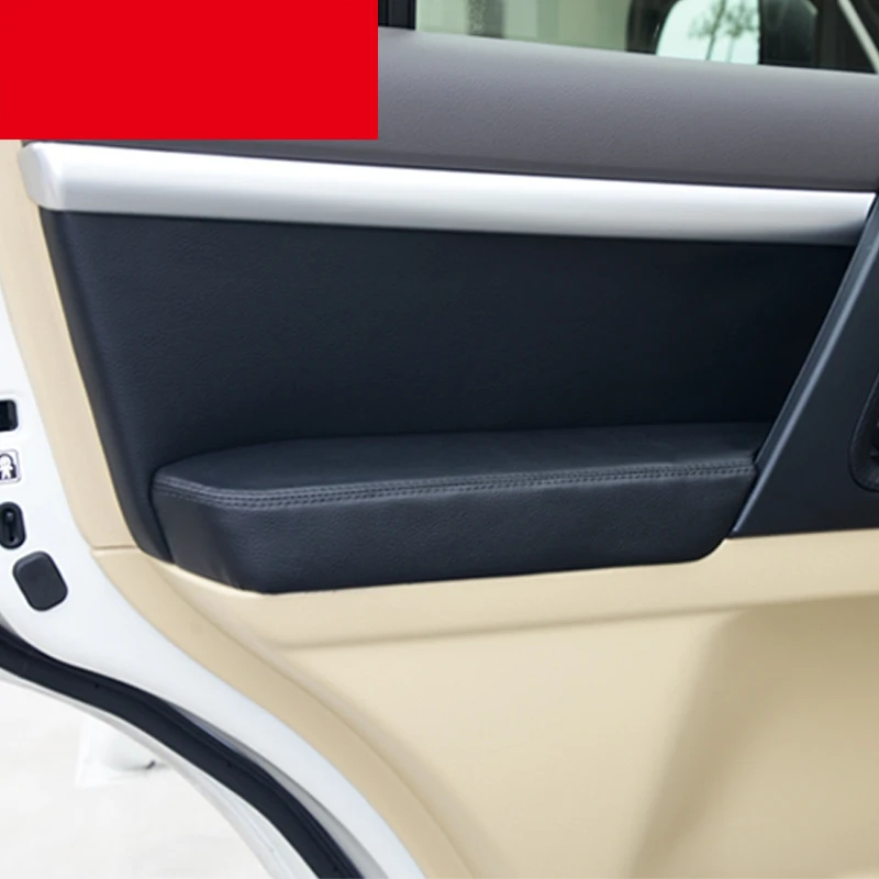 Lsrtw2017 волокна кожи двери автомобиля подлокотника для toyota land cruiser 2007- 2013 lc200