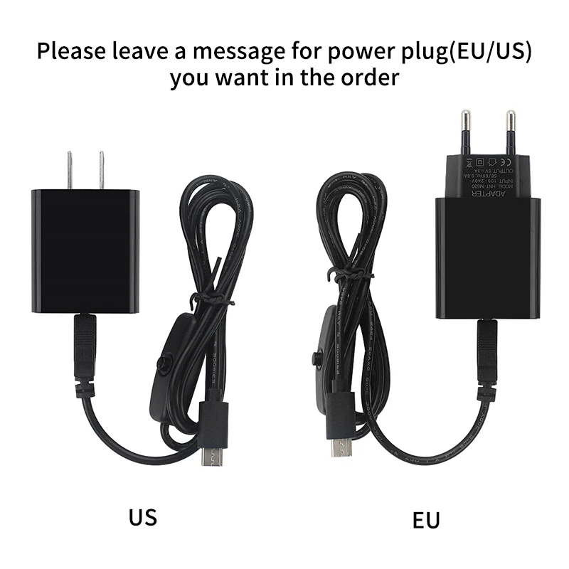  Raspberry Pi 4 Model B 2GB/4GB Kit Board + Power Adapter + Case Box + 32/64GB SD Card + HDMI Cable 