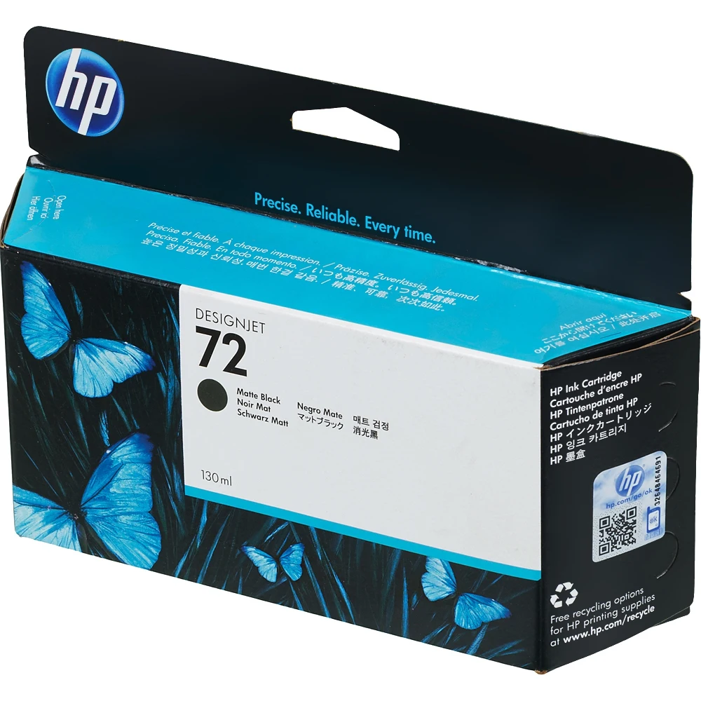 Картридж струйный HP 72 C9403A черный матовый(130мл) для HP DJ T1100/T610