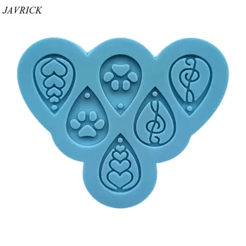 

Earrings Pendant Epoxy Resin Mold Keychain Silicone Mould DIY Crafts Making Tool