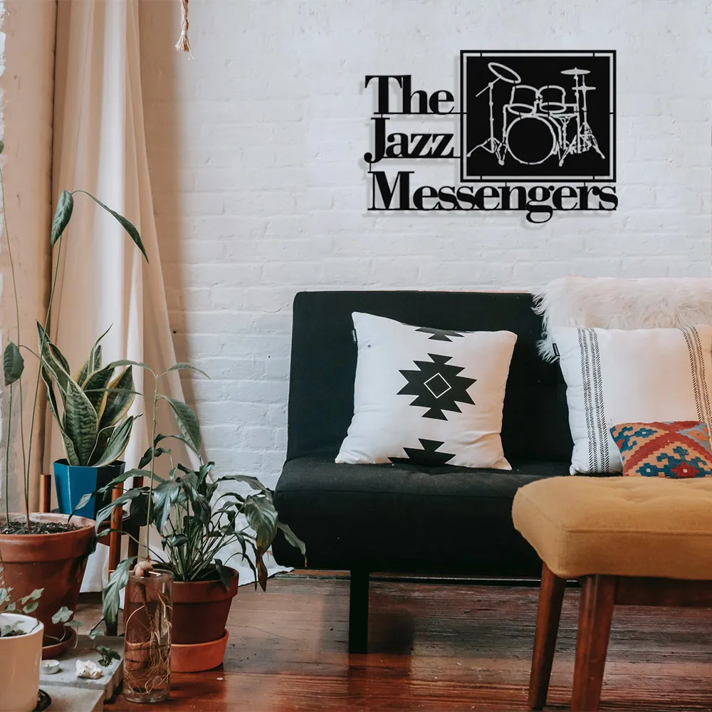

MIGNATIS The Jazz Mesengers Art Blakey Design Metal Wall Decor - Kitchen Wall Decor, Office, wall Decorations for Living Room