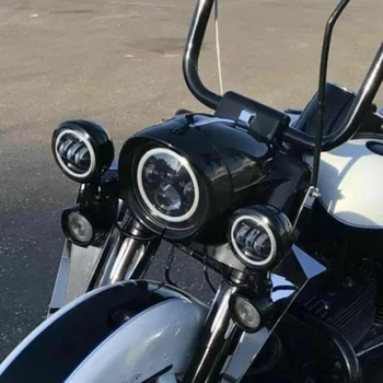 

Sun Visor Headlight Ring Trim Cover Replacement Motorcycle Black Front