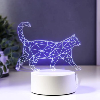 

Lamp "standing cat" LED RGB from the network 4814582