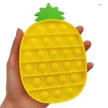 Pop Push ananas Bubble Anti Stress, jouets à pression sensorielle, Anti Stress, cadeaux pour enfants et adultes