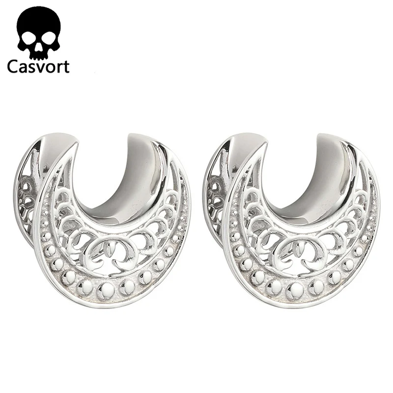 Casvort 2 шт. новое кольцо для пирсинга, растяжки, модные ювелирные изделия для пирсинга, серьги в подарок