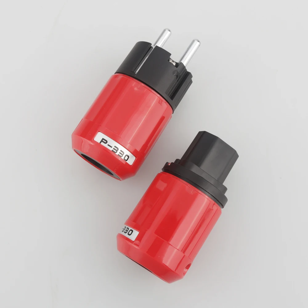 Pair Audiocrast Audio Grade родиевое покрытие EU Schuko AC штепсельная вилка + IEC DIY шнур
