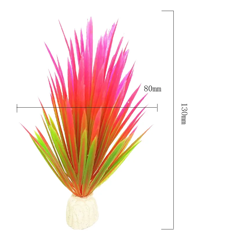 1 шт. 13 см моделирование Искусственные пластмассовые растения аквариумный Декор водяные сорняки орнамент тихий фильтр-водопад для аквариума