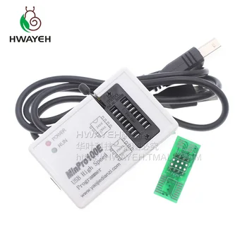 

HWAYEH MinPro100E BIOS Programmer in FLASH SPI 24/25/95 Read and Write USB Memory Burner