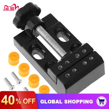 

Mini Black Aluminum Alloy Jaw Bench Clamp Drill Press Vice Micro Clip for Clamping Table/Water Pump