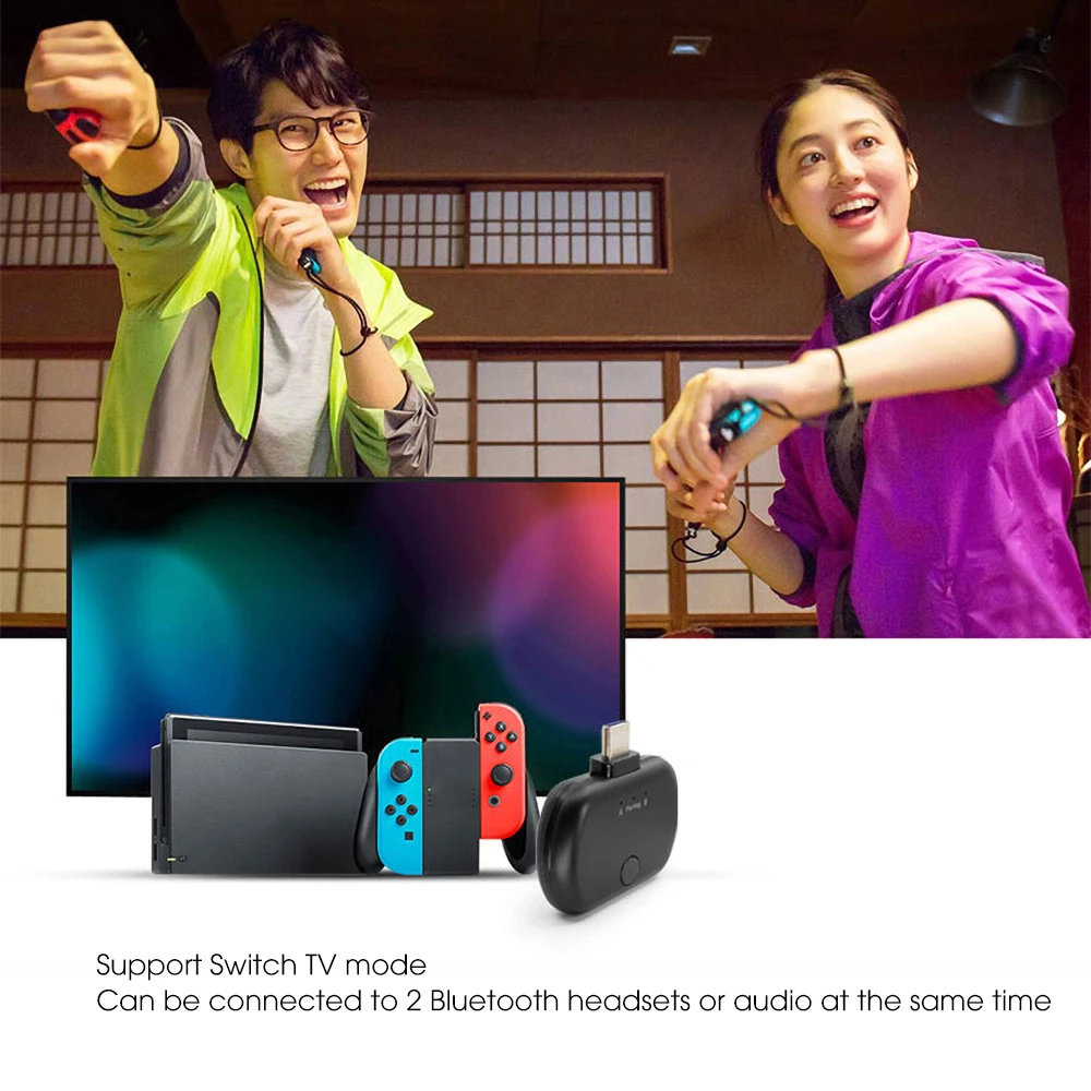 KEBIDU APTX с низкой задержкой Bluetooth 5,0 передатчик адаптер USB/type C аудио Bluetooth адаптер для nintendo Switch PS4 tv PC