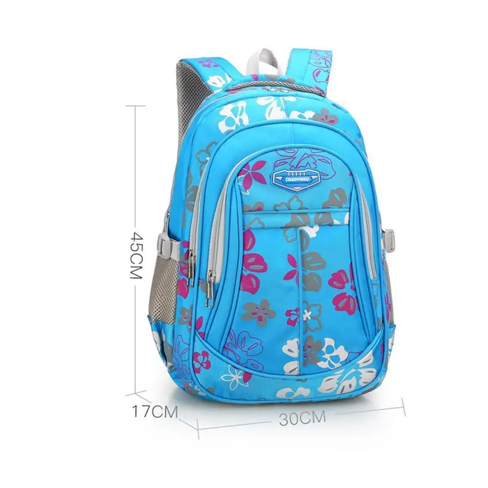 large blue Милый школьный рюкзак для девочек детский начальный школьный водонепроницаемый детский рюкзак Набор Милая Корейская школьная сумка Розовый школьный рюкзак - Цвет: large blue