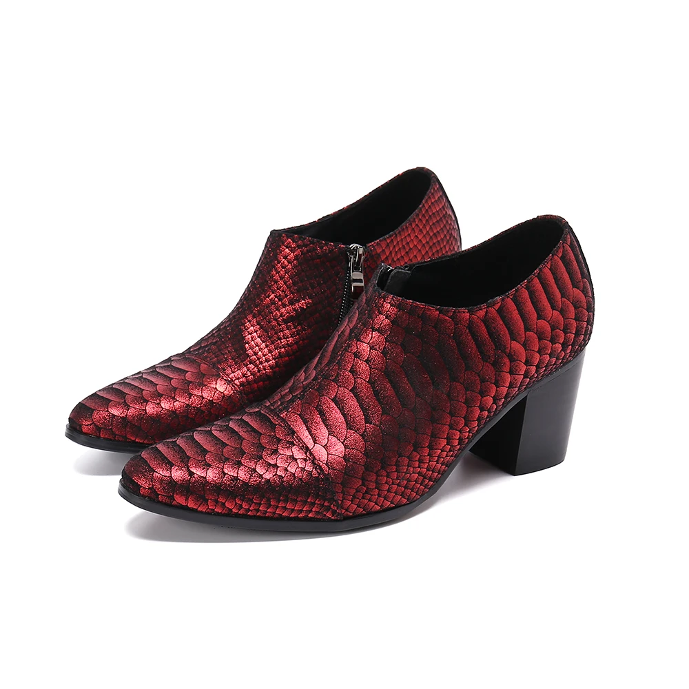 

Fashion Handmade Party Shoes Pointed toe Men'S Shoes High Quality Genuine Leather Formal Dress Shoes Big Size 47