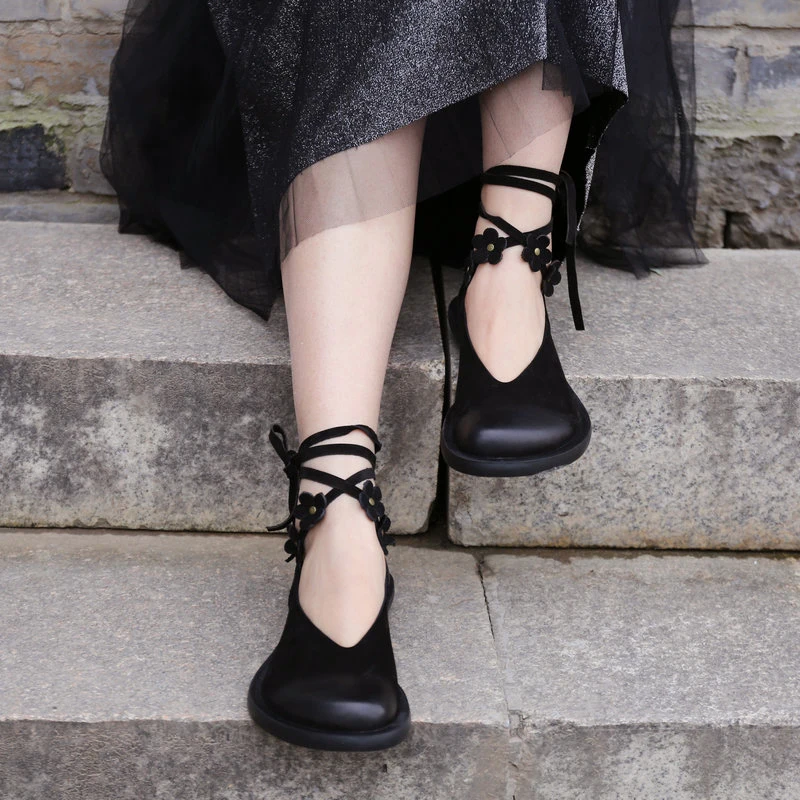 Женские кожаные туфли-лодочки; весенние туфли на низком каблуке ...