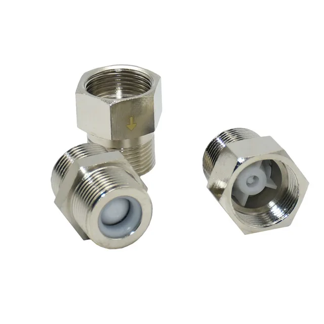 1/2 "3/4 Hüvelykes Szál-Ellenőrző Szelep Csatlakozó Sárgaréz Réz Fürdőszoba Vízmelegítő Wc-Csatlakozó Egyirányú Ízületi Adapter - Image 2
