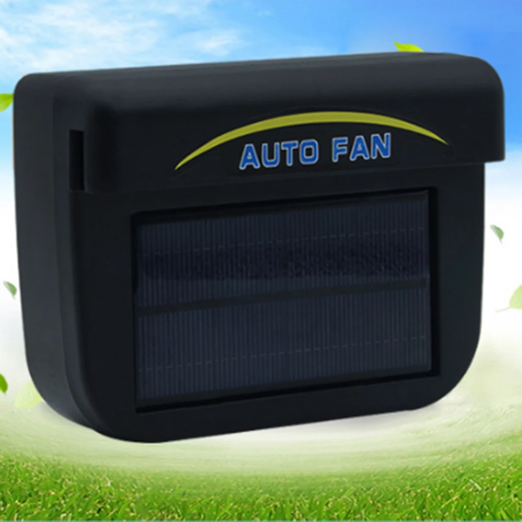 Solar Powered Car Auto Cooler Ventilation Air Vent Exhaust Heat Fan