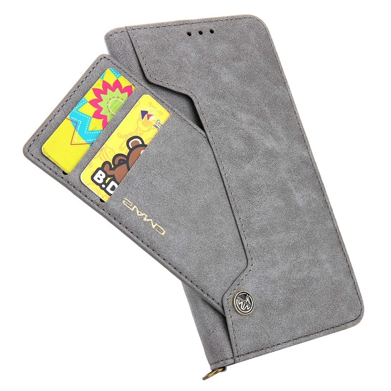 Для iPhone PU кожаный бумажник чехол для кредитных карт Coque Поддержка чехол