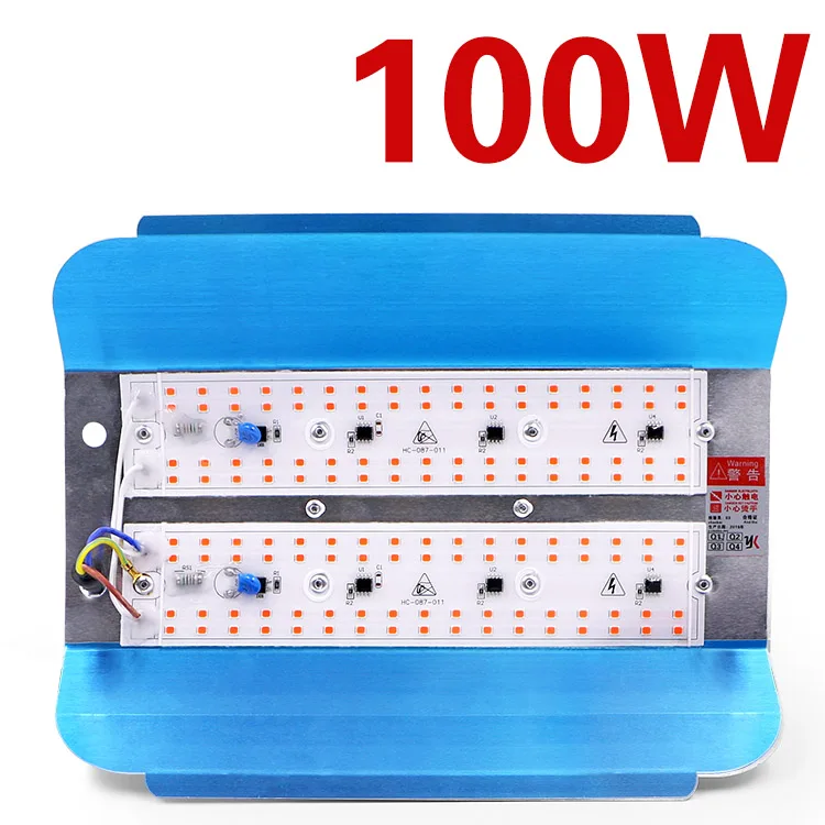 LED LIGHT 100W SOWOZ 50 Вт 100 Вт Светодиодный светильник для роста растений AC 220 В светодиодный COB лампа для роста растений растительная теплица Гидропоника простой прожектор - Испускаемый цвет: LED LIGHT 100W