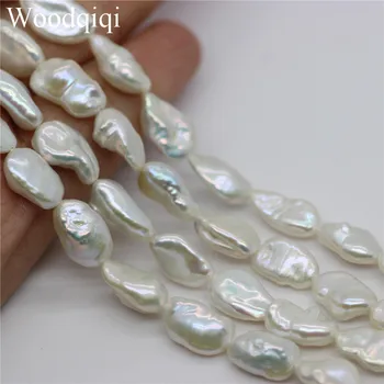 

Natural Freshwater Cultured Pearls Beads keshi Shape 100% Natural Pearls for Jewelry Making DIY Strand 7-8mm about 36 beads