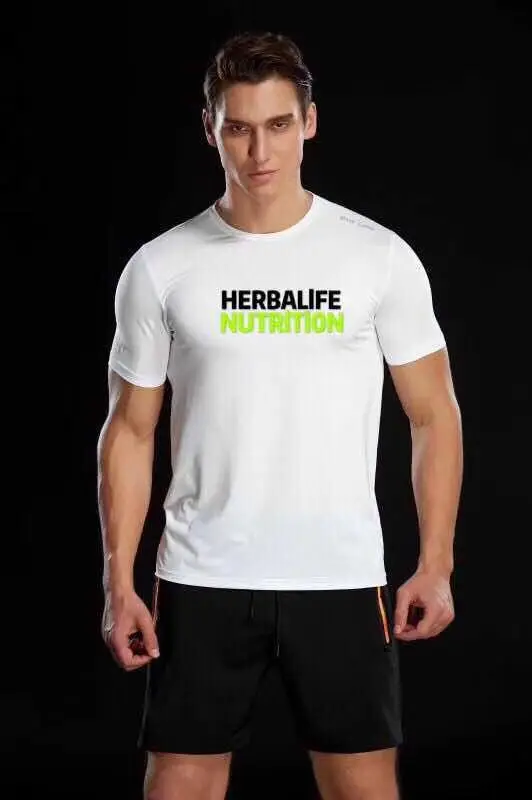 2020 herbalife одежда с коротким рукавом камуфляжная спортивная футболка круглым
