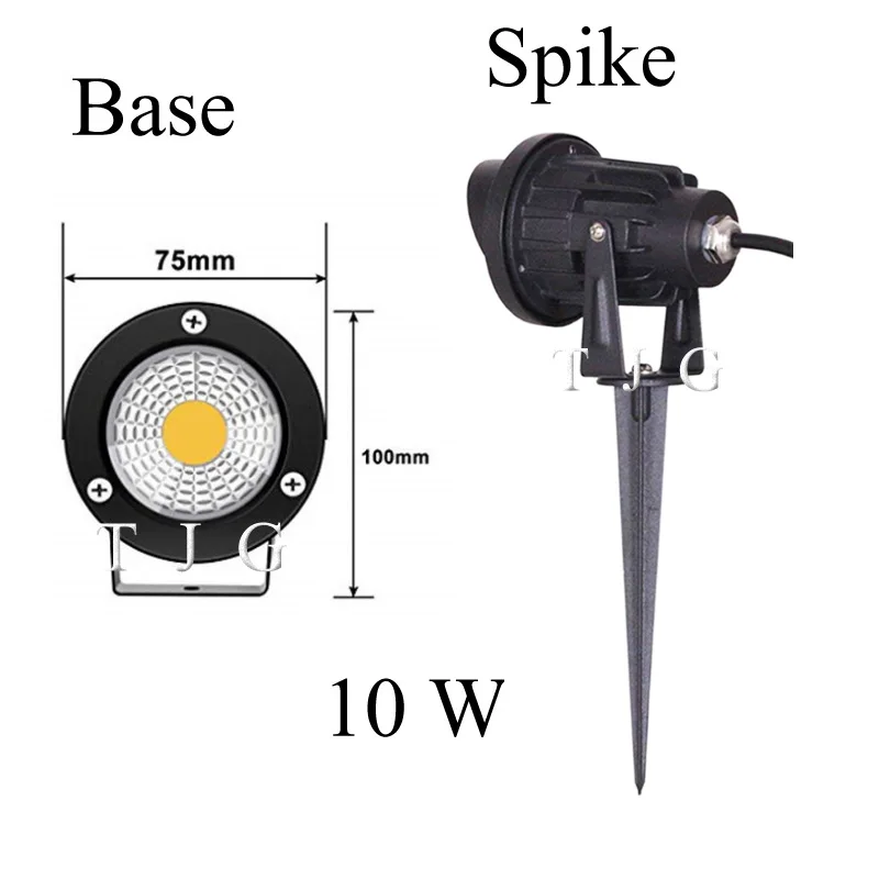 Garden Lighting 4PCS 3W 5W 10W COB Outdoor Waterproof led Garden Lamp AC110 V 220V DC12V Outdoor Lighting Garden Light Landscape LED spotlight