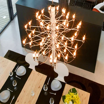 

Nordic Loft LED Chandelier Lighting Luxury Living Room Branch Chandeliers Dining Room Decor Hanglight Luminaire Indoor Lighting