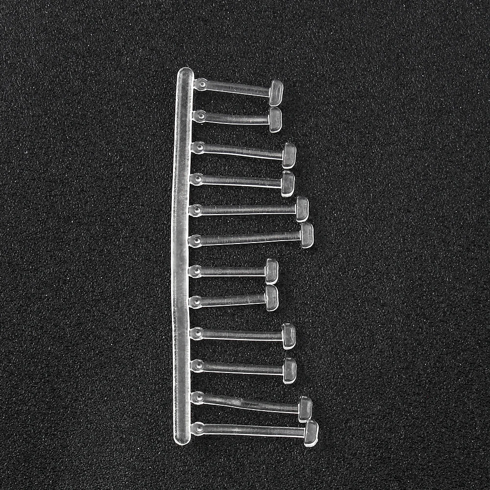 TIANNSII 10Cards/120tops Carp Fishing Hair Rig Bait Stop Pop Up Rig Stoppers Fishing Accessories
