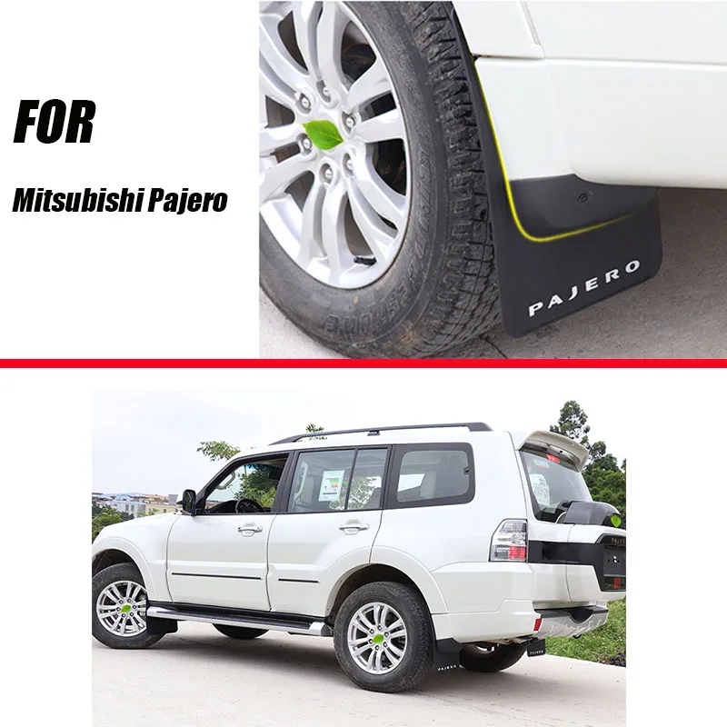 Брызговики для Mitsubishi Pajero, брызговики, автомобильные аксессуары, авто стиль, передние и задние, 4 шт., 2007