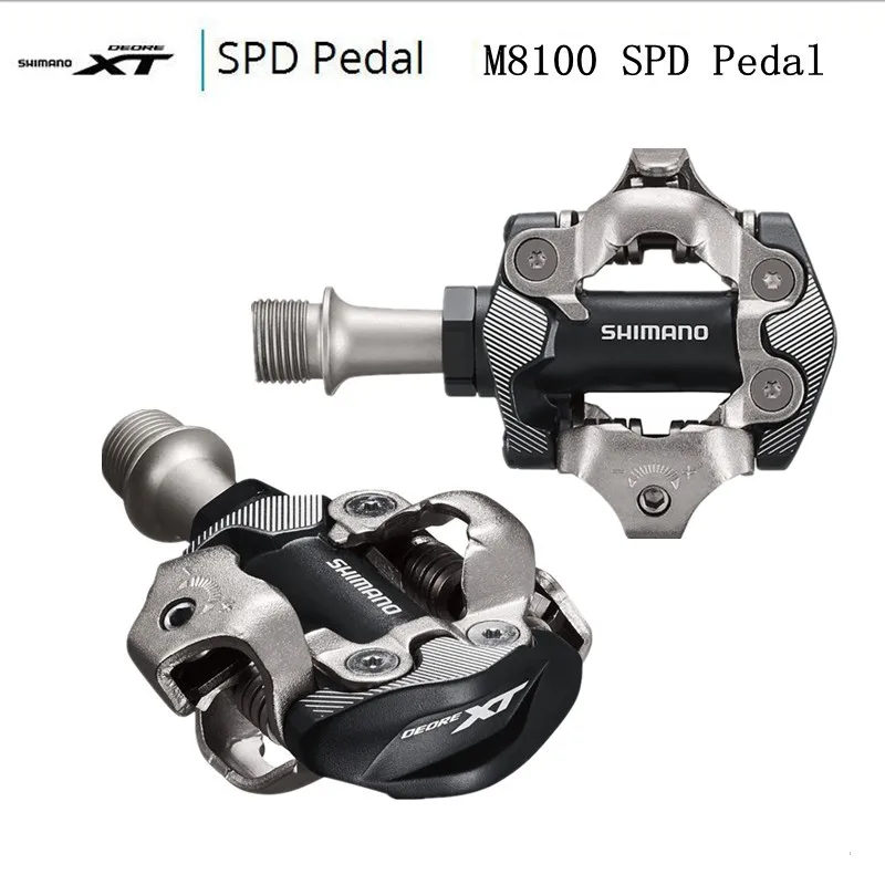 Самоблокирующиеся педали Shimano DEORE XT PD M8000 m8100 SPD детали для горного велосипеда |